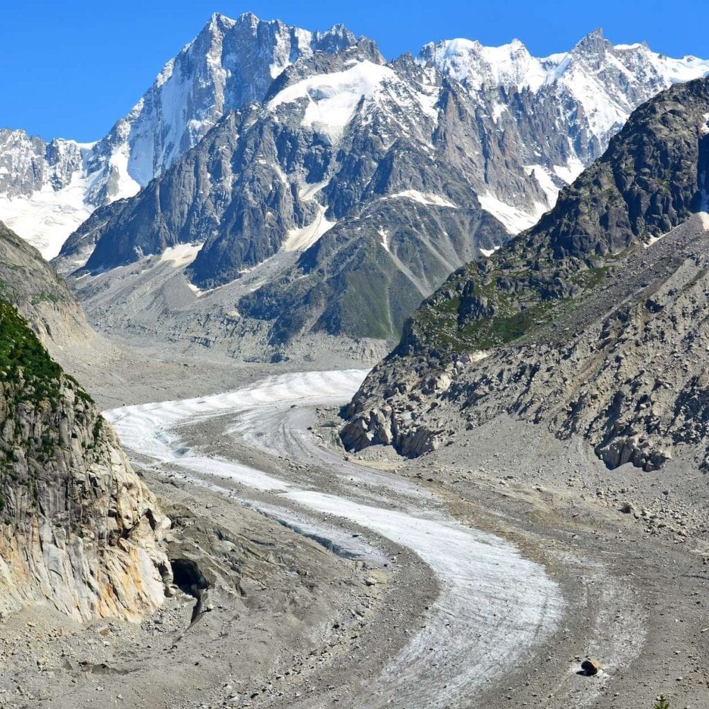 la mer de glaces est en train de disparaitre
